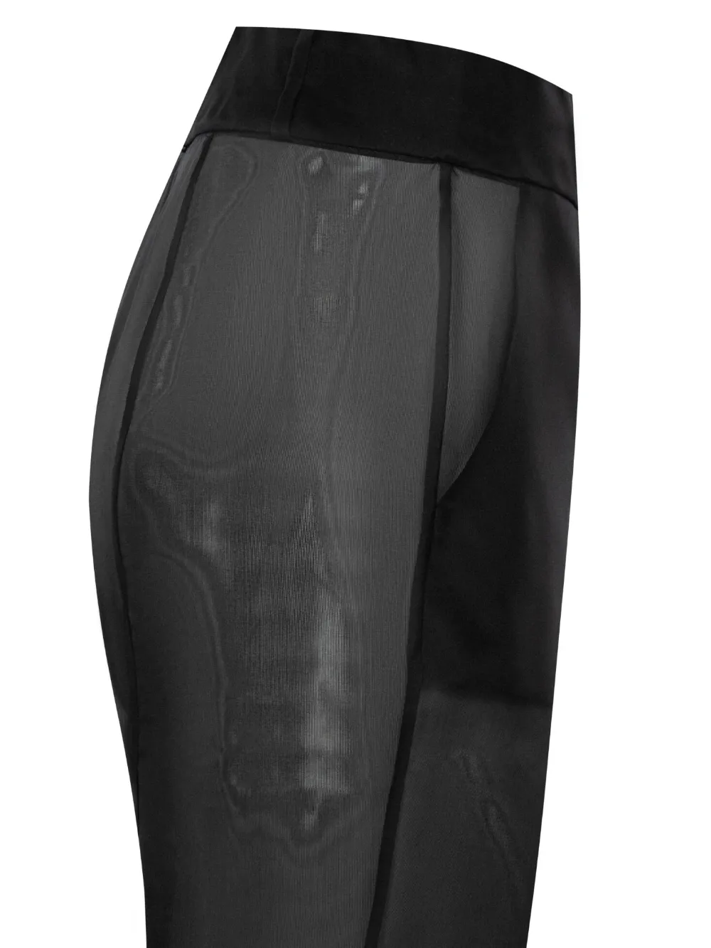 Gabriela Hearst Ennio Wool And Silk-blend Flared Pants In Black