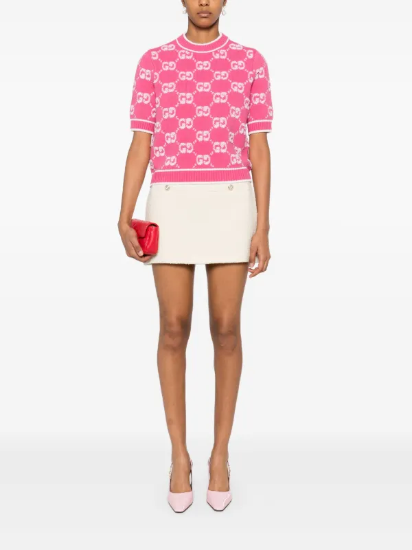 最安値 希少 GUCCI ピンク GG柄 ロゴ マフラー ハート スター レア 最安値 希少 GUCCI ピンク GG柄 ロゴ マフラー ハート スター