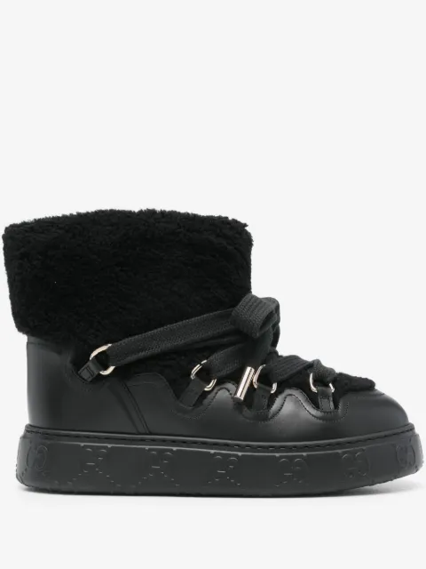 Gucci faux-shearling ankle boots