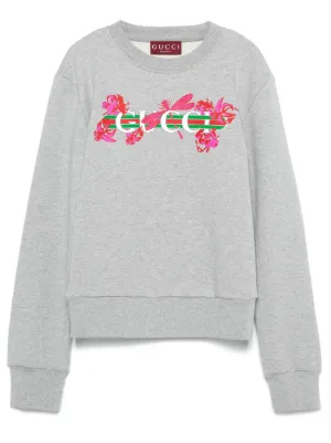 Gucci logo sweater womens best sale