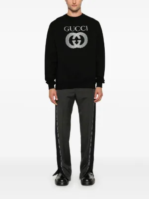 GUCCI ブラック ロゴスウェット Amazon.co.jp: (グッチ) GUCCI レディース トップス スウェット