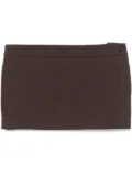 WARDROBE.NYC micro mini skirt - Brown