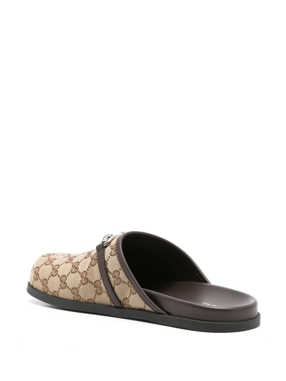 Shop Gucci Horsebit Mules In Neutrals