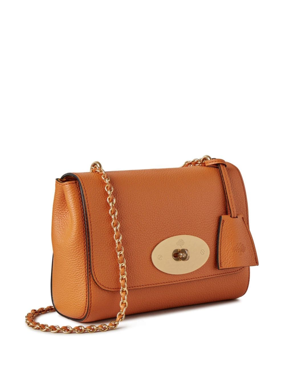 Shop Mulberry Small Lily Leather Shoulder Bag In Brown