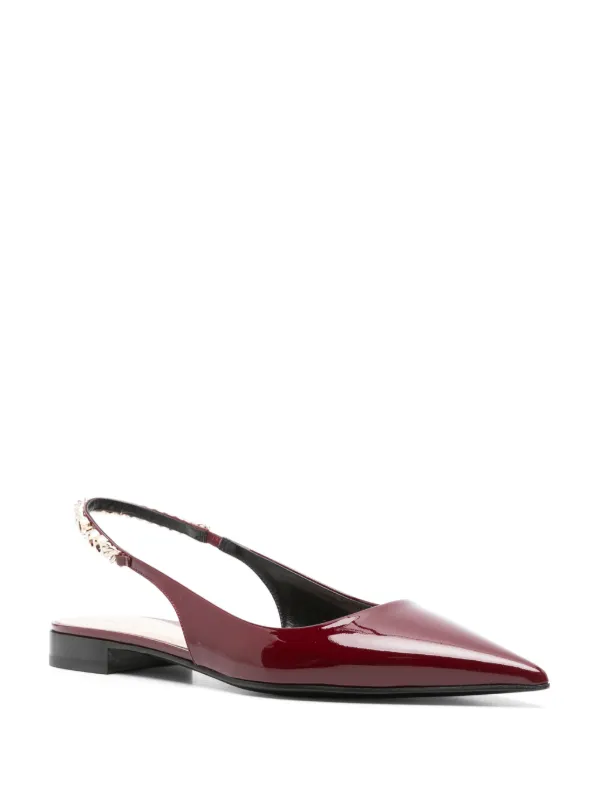 Gucci Signoria Ballet Flats | Red | FARFETCH ID