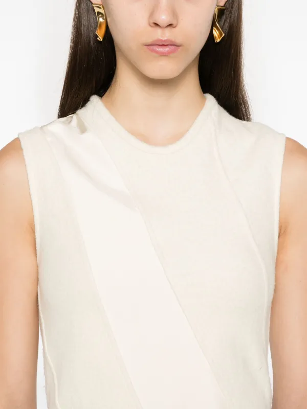 Jil Sander テクスチャード トップ | ニュートラル | FARFETCH JP