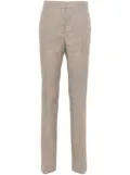 Jil Sander checked tailored trousers - Brown