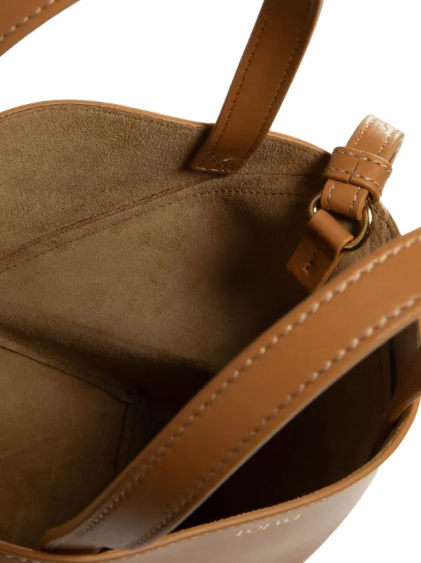 LOEWE Mini Puzzle Fold Tote Bag | Brown | FARFETCH