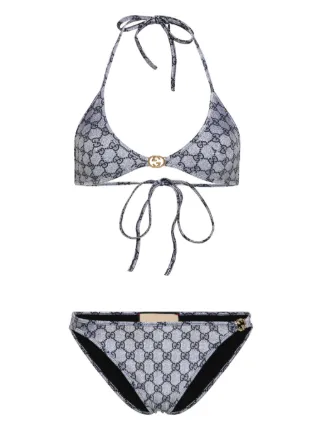 関税送料込】GUCCI Sparkling Fake Logo Swimsuit 水着 (GUCCI