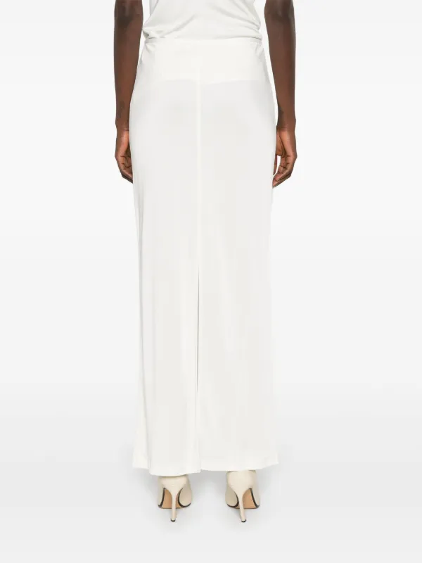 Helmut lang satin maxi skirt best sale