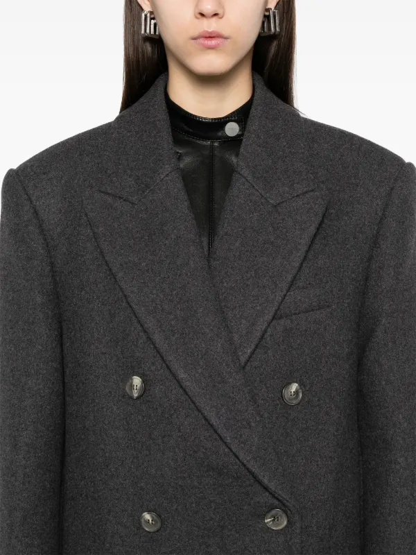 【関税込み】WARDROBE.NYC グレー シングルブレスト コート ユニクロ公式 | シングルブレストコート