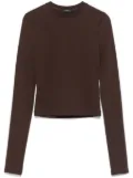 WARDROBE.NYC cropped T-shirt - Brown