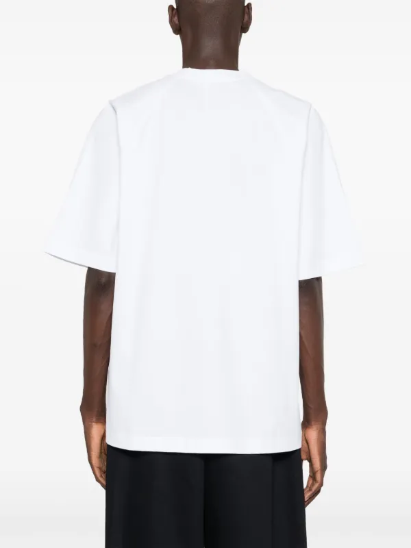 【関税込み】JACQUEMUS Tシャツ Cream T-shirt with logo patch Jacquemus - Vitkac Canada