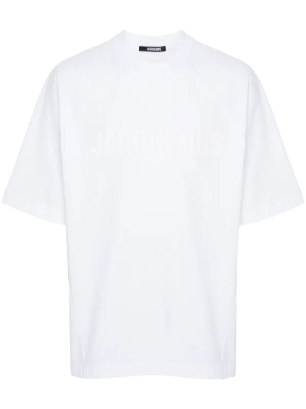 【関税込み】JACQUEMUS Tシャツ Cream T-shirt with logo patch Jacquemus - Vitkac Canada