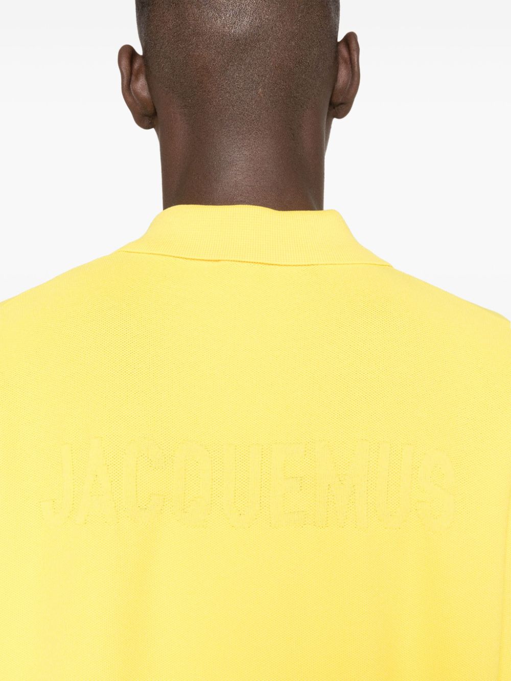 Jacquemus Le Polo Maille logo-embossed polo shirt Men