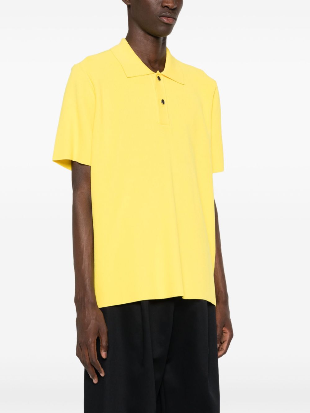 Jacquemus Le Polo Maille logo-embossed polo shirt Men