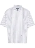 Jacquemus Le Chemise striped poplin shirt - White