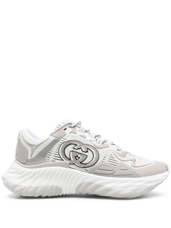 ◆GUCCI◆ 〔グッチ リップル〕メンズ スニーカー Gucci Ripple スニーカー | グレー | FARFETCH JP