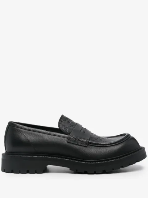 Gucci mocasines con motivo GG