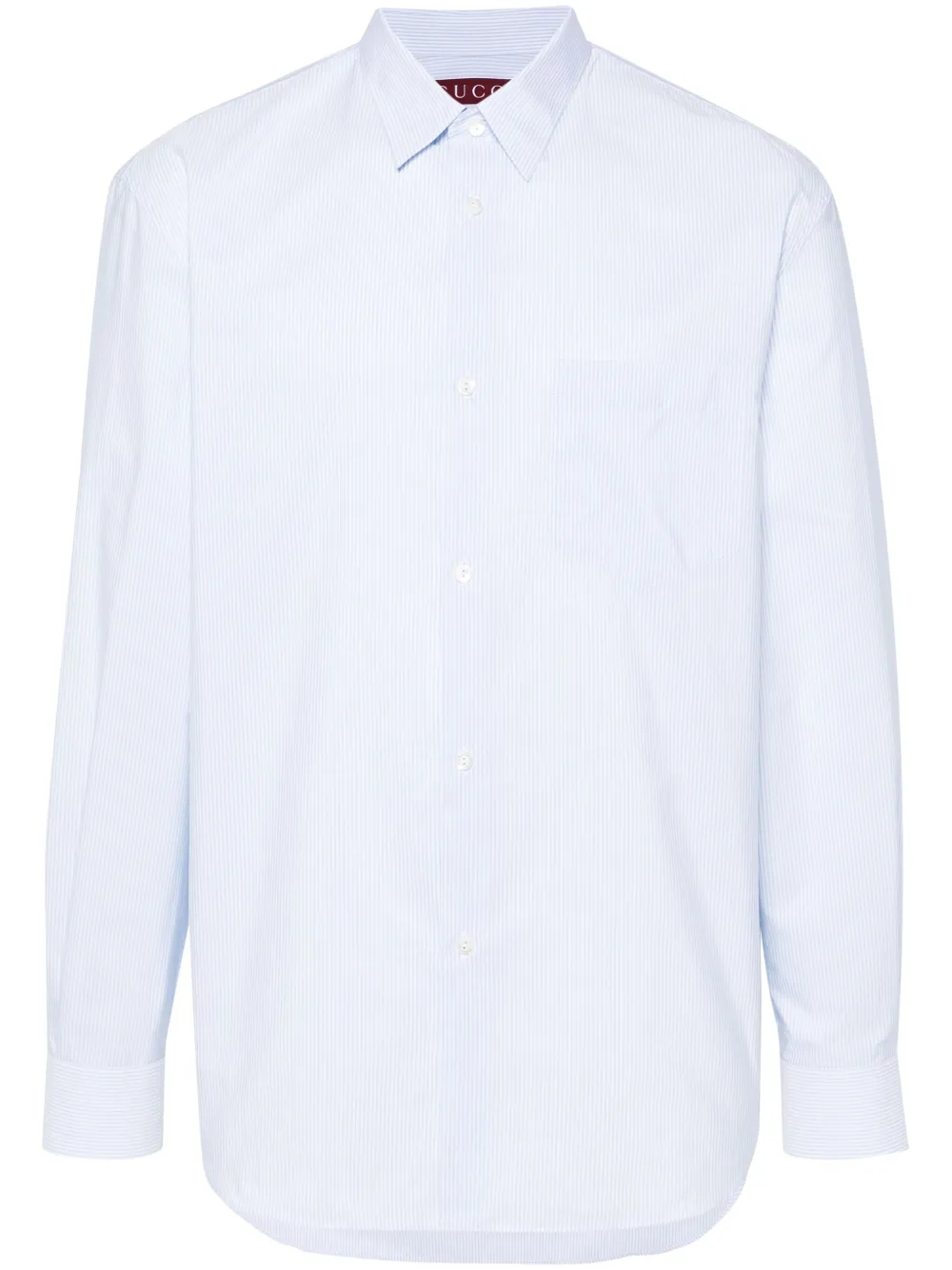 Gucci camisa con rayas estampadas | azul | Image 1