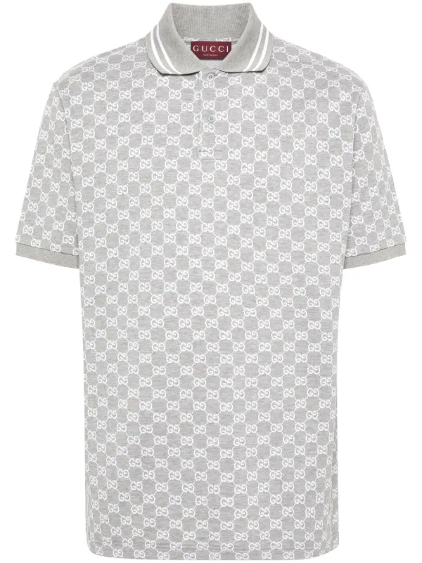 Gucci print polo shirt online