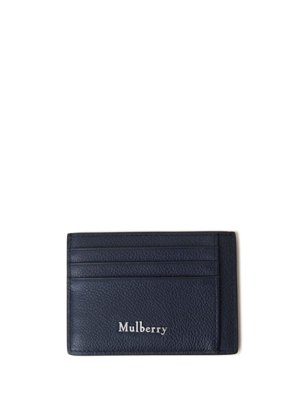Mulberry Farringdon Leather Card Holder In Blue