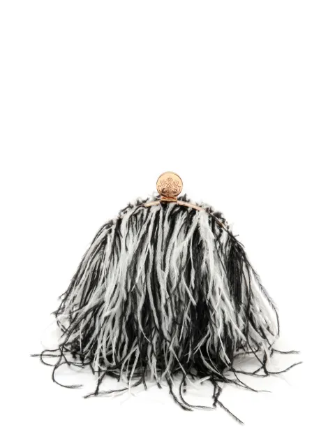 Isla Lily feathered shoulder bag
