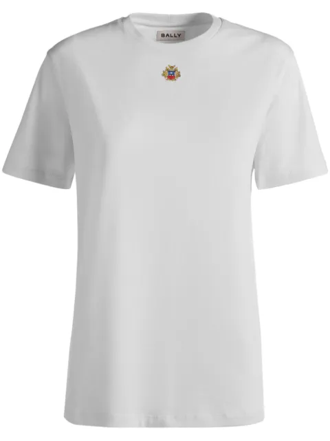 Bally crest-embroidered crew-neck T-shirt