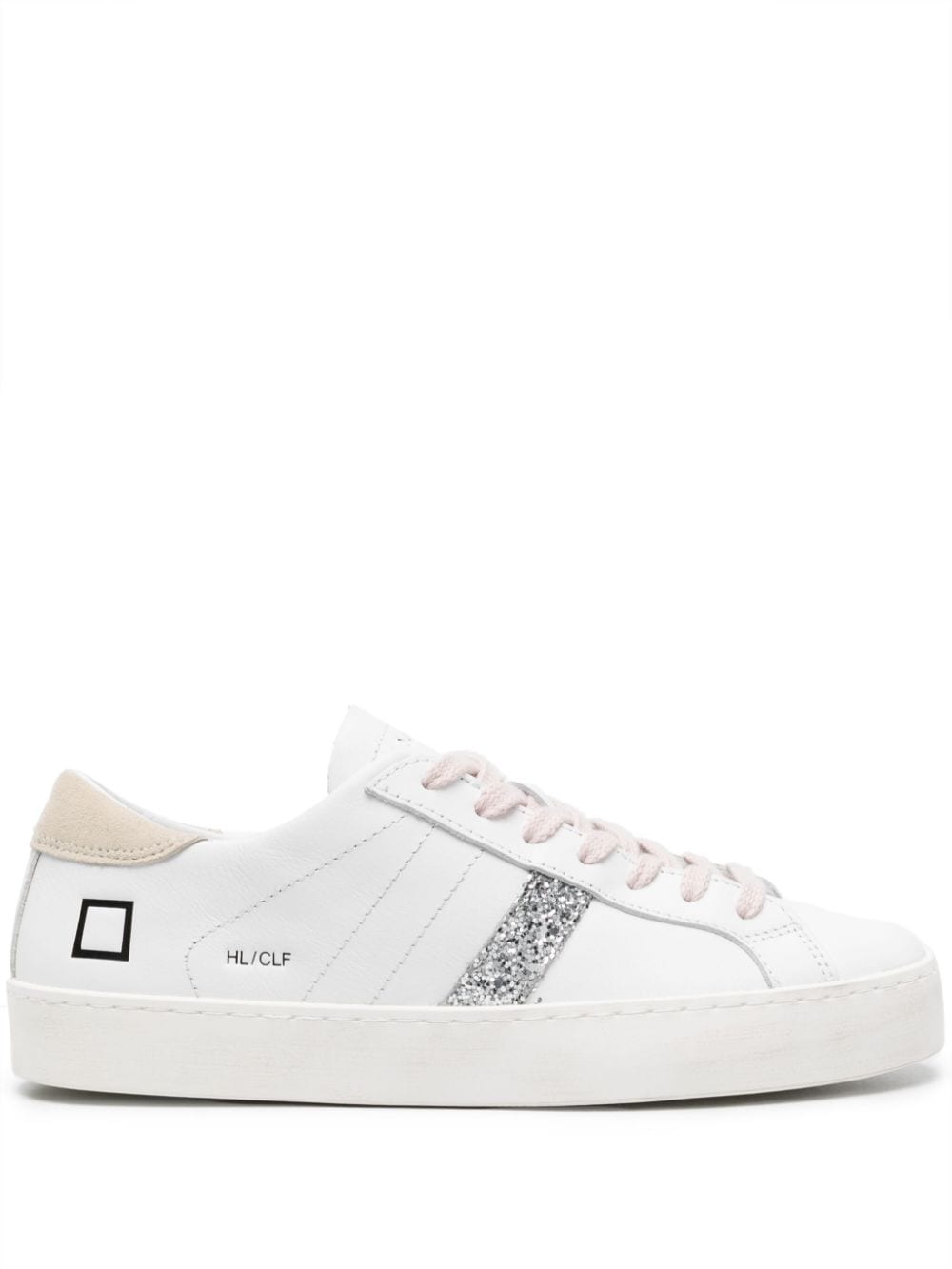 Date Hill Leather Trainers In White