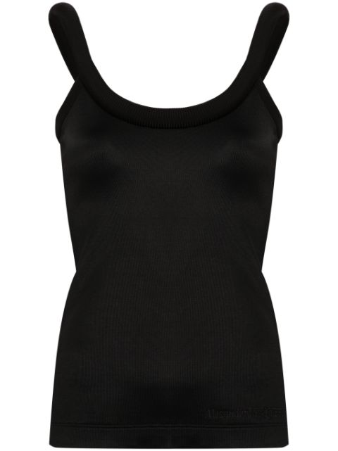 Alexander McQueen 3D-detailing sleeveless top Women