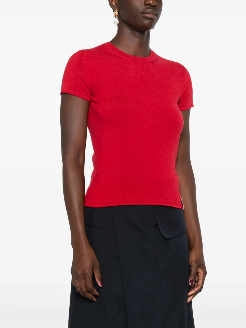 Bally Kasjmier T-shirt Rood