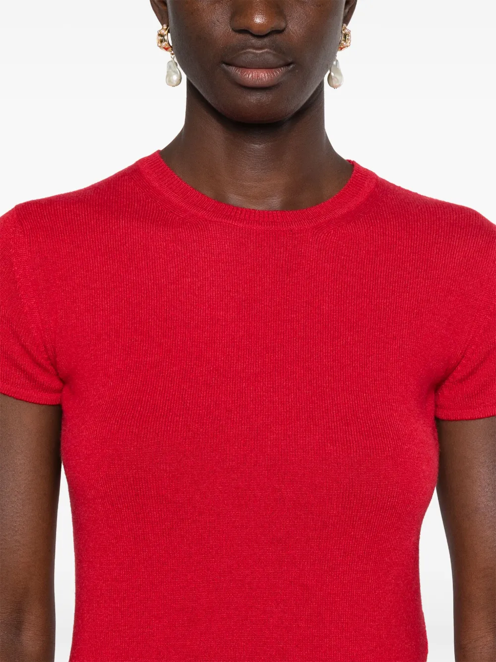 Bally Kasjmier T-shirt Rood
