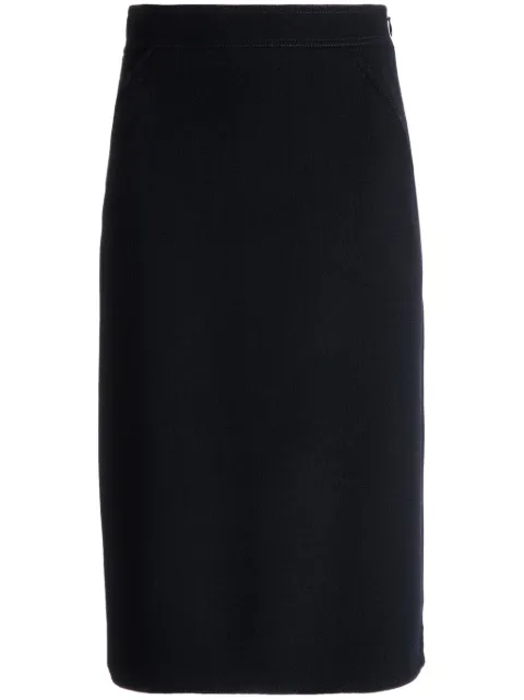 Bally falda con cintura alta