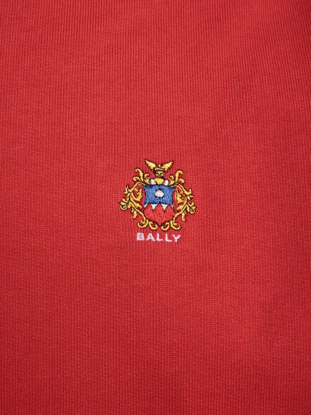 Bally Hoodie met geborduurd logo Rood