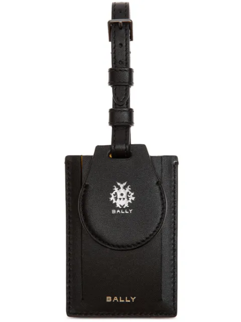 Bally x Adrien Brody leather luggage tag
