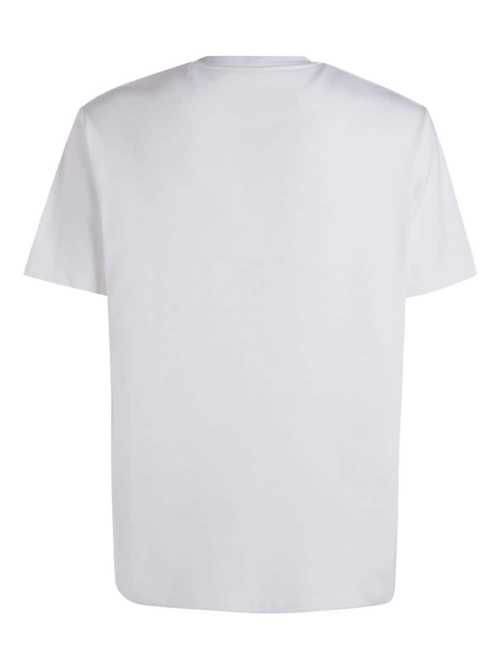 Bally logo-embroidered T-shirt - Wit