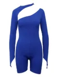 RHUDE cut-out playsuit - Blue