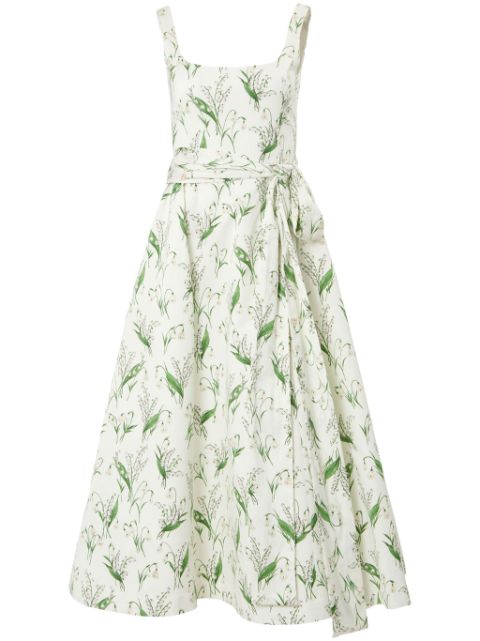 Carolina Herrera floral-print midi dress Women