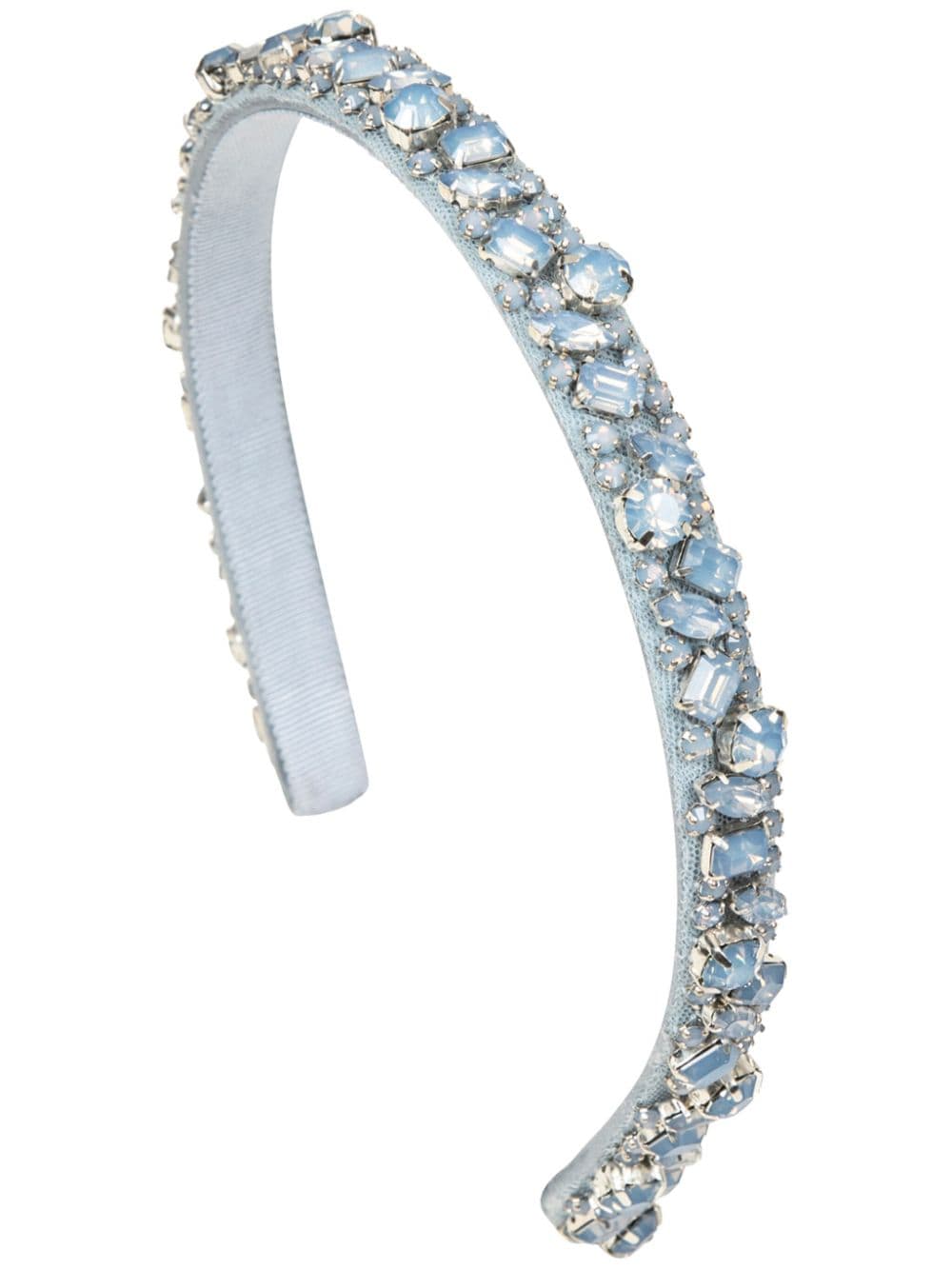 Jennifer Behr Essen crystal-embellished headband - Blu