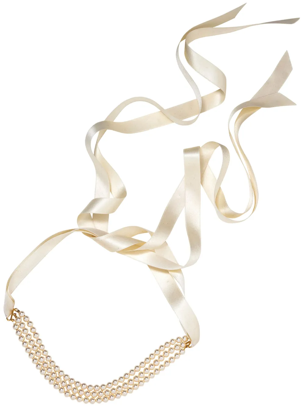 Jennifer Behr Blaire Faux Pear-embellished Choker In Neutral