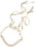 Jennifer Behr Blaire faux pear-embellished choker - Neutrals