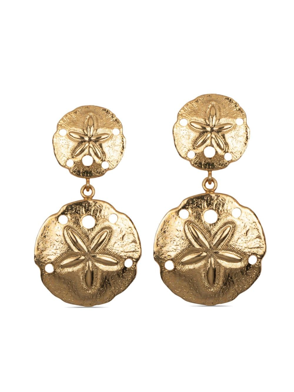 Jennifer Behr Marinae Drop-design Earrings In Gold