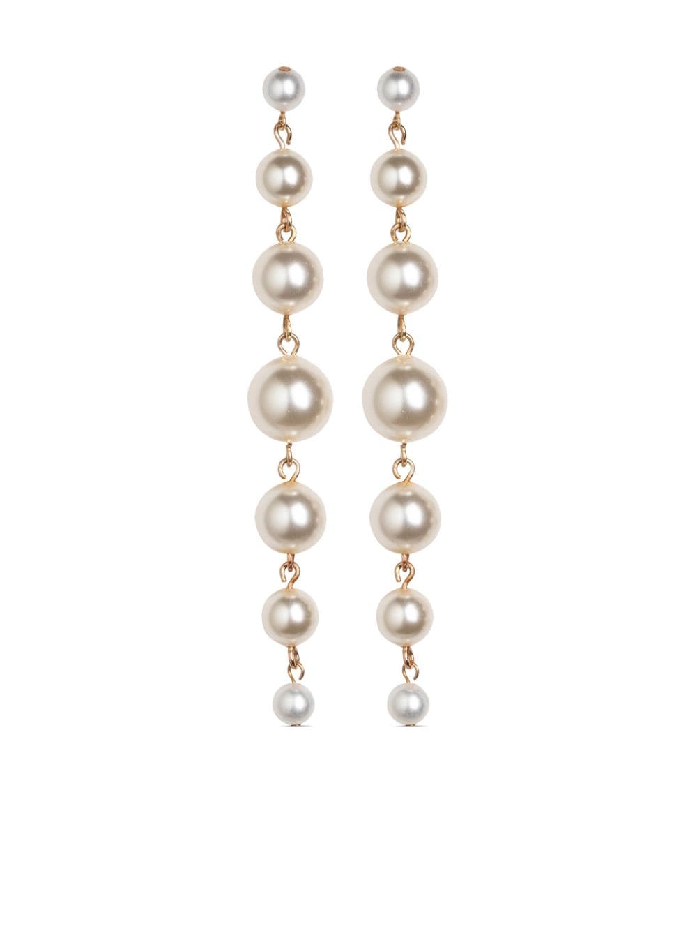 Jennifer Behr Perlette Pearl Drop Earrings In White
