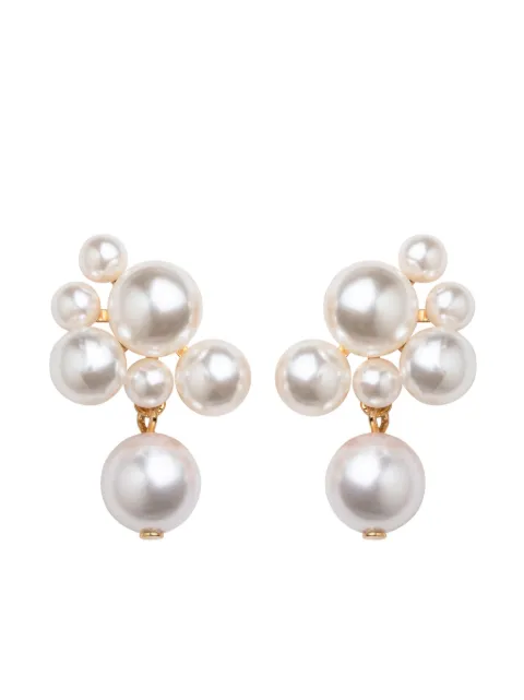 Jennifer Behr Perlita pearl-detailing earrings 