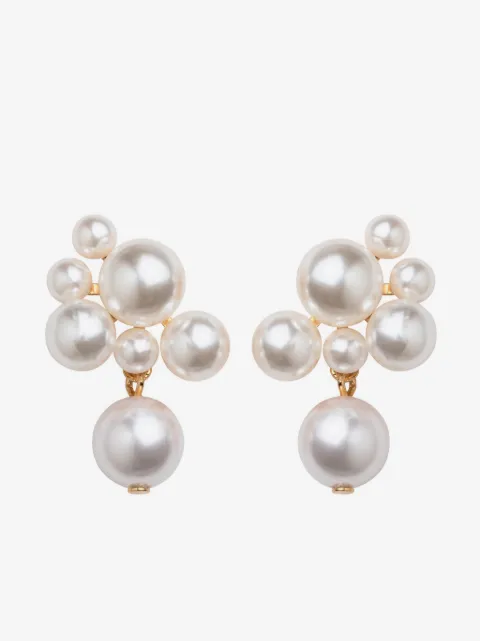 Jennifer Behr Perlita pearl-detailing earrings 
