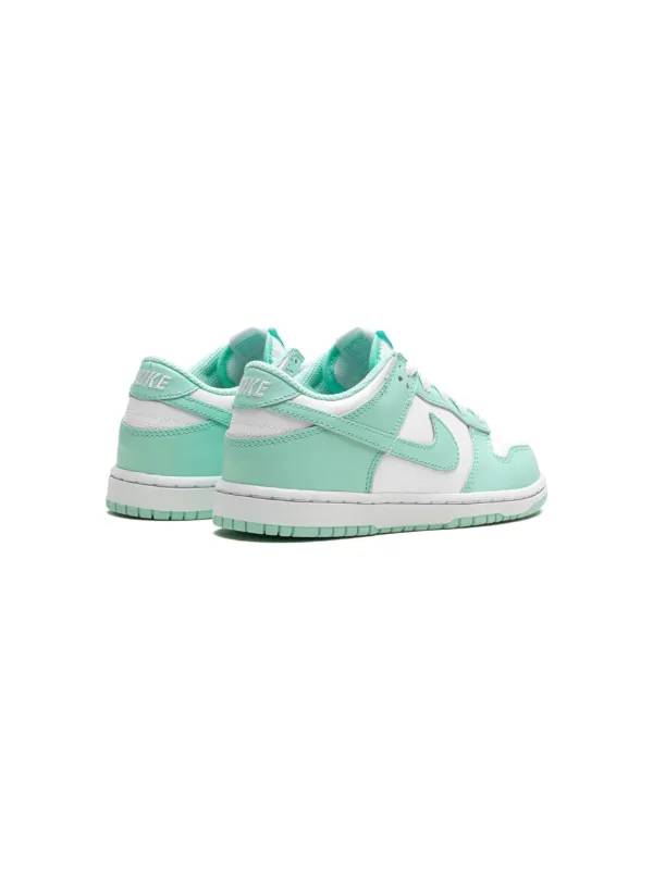 Nike Kids Dunk Low Mint Foam Sneakers White FARFETCH CA