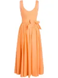 Cinq A Sept Kilah draped midi dress - Orange