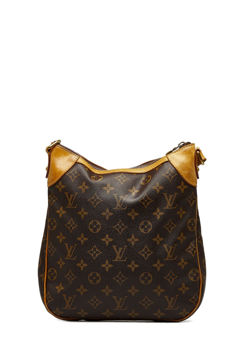 Pre-owned Louis Vuitton Monogram Odeon Pm 斜挎包（2010年典藏款） In Brown