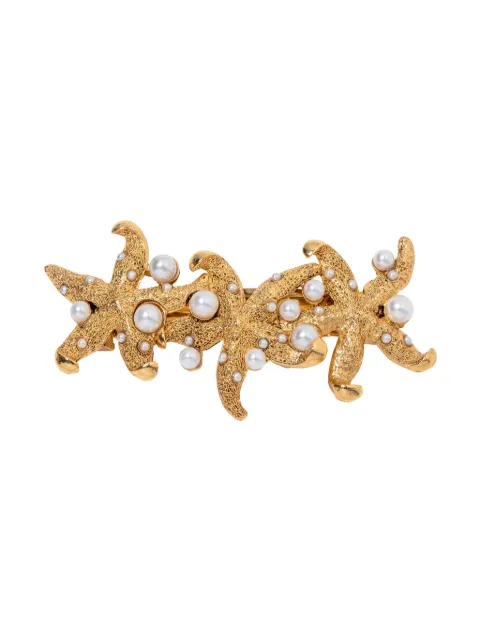 Jennifer Behr Thalassa pearl embellished filigree barrette