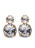 Jennifer Behr Mila crystal drop earrings - Silver